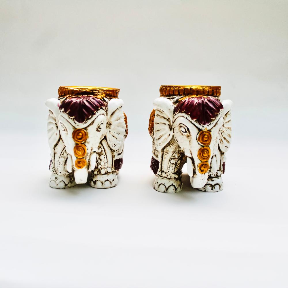 Elephant Duo Candle Holders