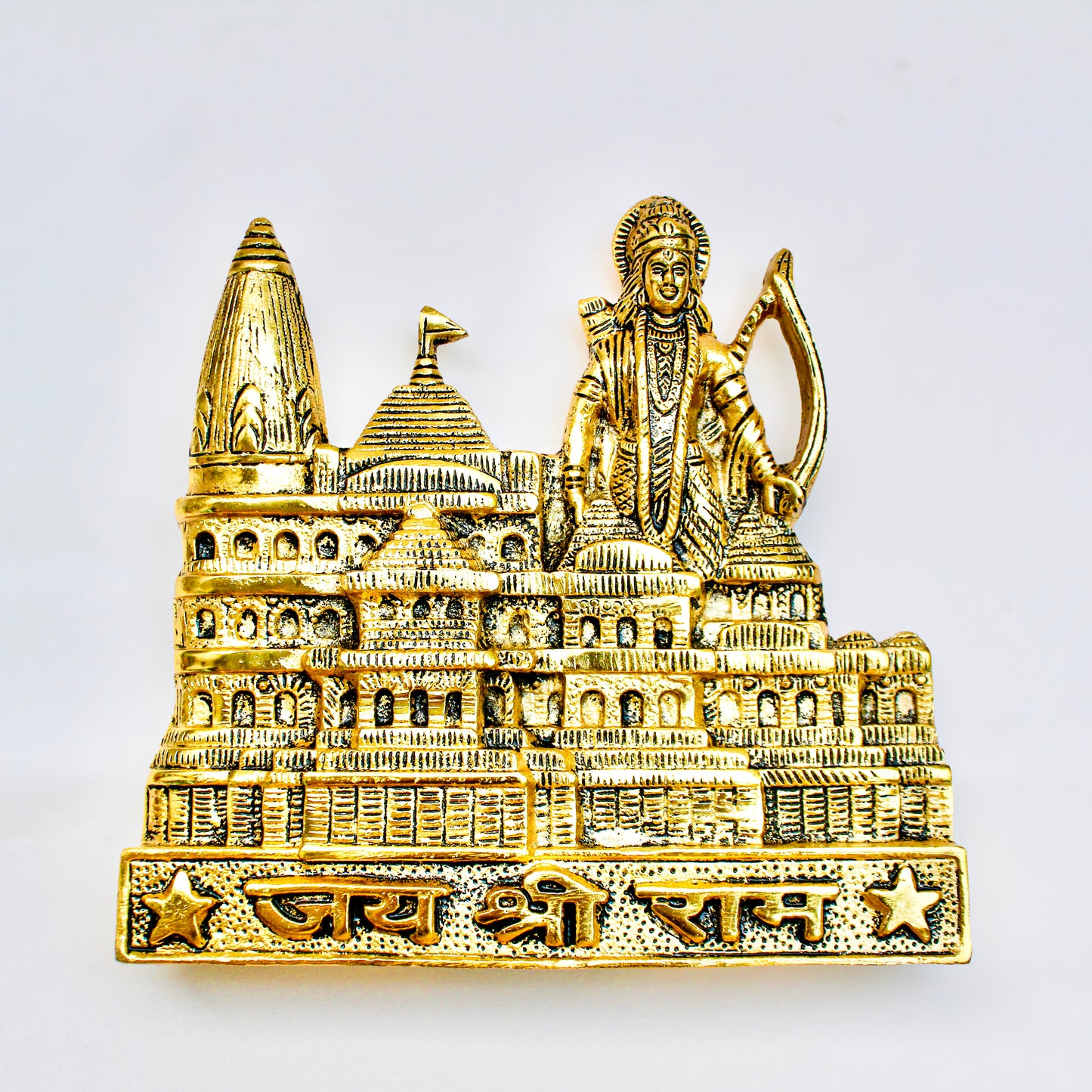 Divine Ram Mandir Statue – Elegant Spiritual Decor for Home & Office